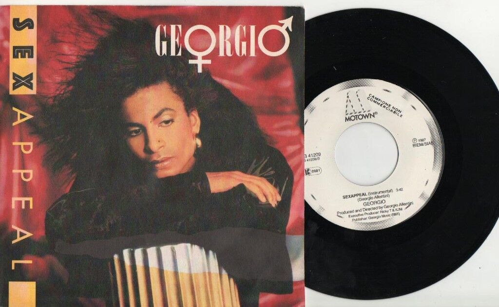 Georgio - Sex appeal  7" PROMO Italy press