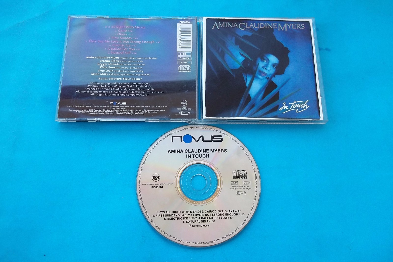 AMINA CLAUDINE MYERS " IN TOUCH " CD 1989 BMG NUOVO