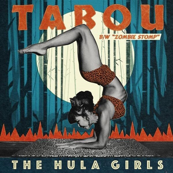 Hula Girls, The Tabou/Zombie Stomp (Leopard) Vinyl NUOVO