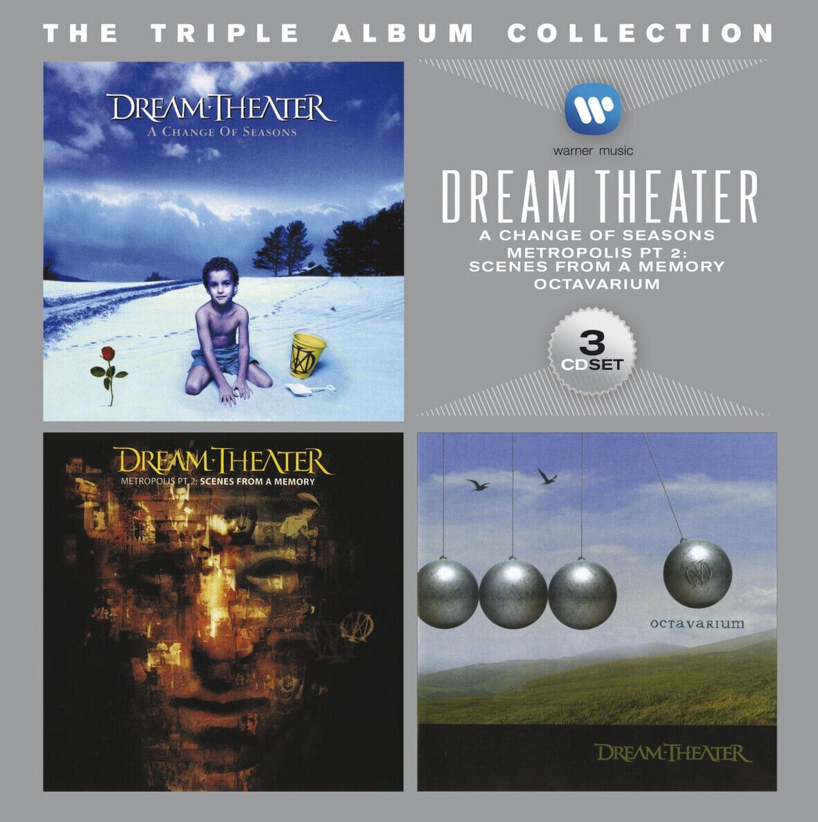 Dream Theater ‎– The Triple Album Collection (3 CD, Album, Compilation, Box Set)
