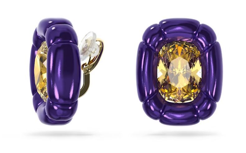 Swarovski Donna Dulcis Viola Swarovski Cristallo Orecchino 5613729