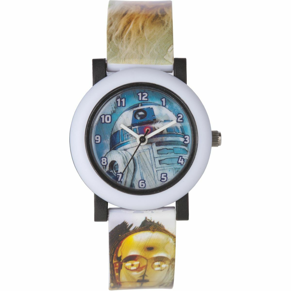 Star Wars Orologio Analogico Con R2D2 Quadrante E Cinturino R2D2, Chewy 3CPO