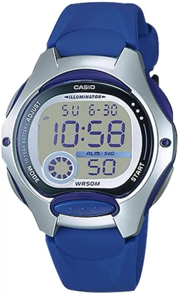 CASIO LW-200-2AVDF OROLOGIO DONNA DIGITALE BLU 5 ATM SOTTOCOSTO