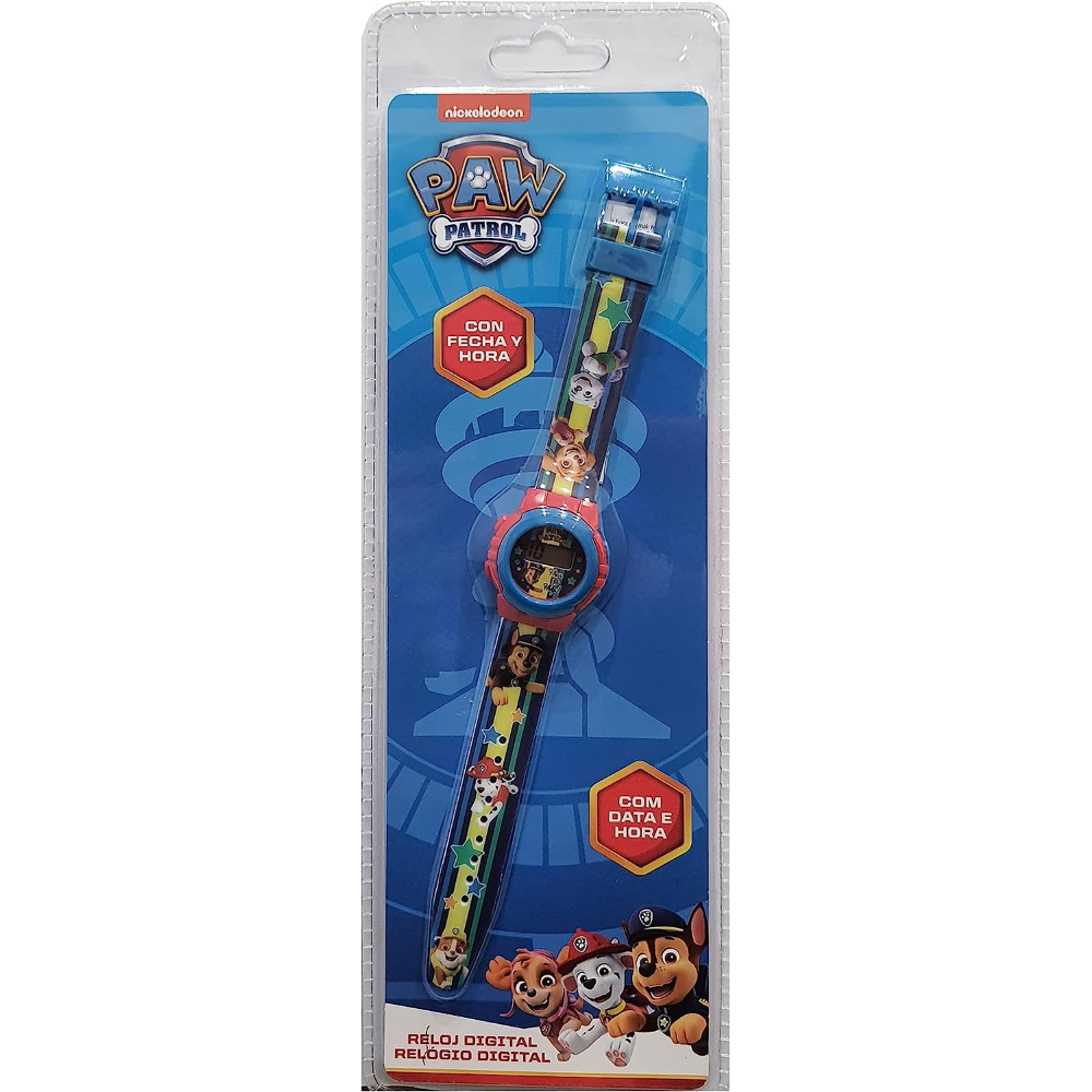 OROLOGIO DA POLSO DIGITALE PAW PATROL IN CONFEZIONE REGALO - PW16675
