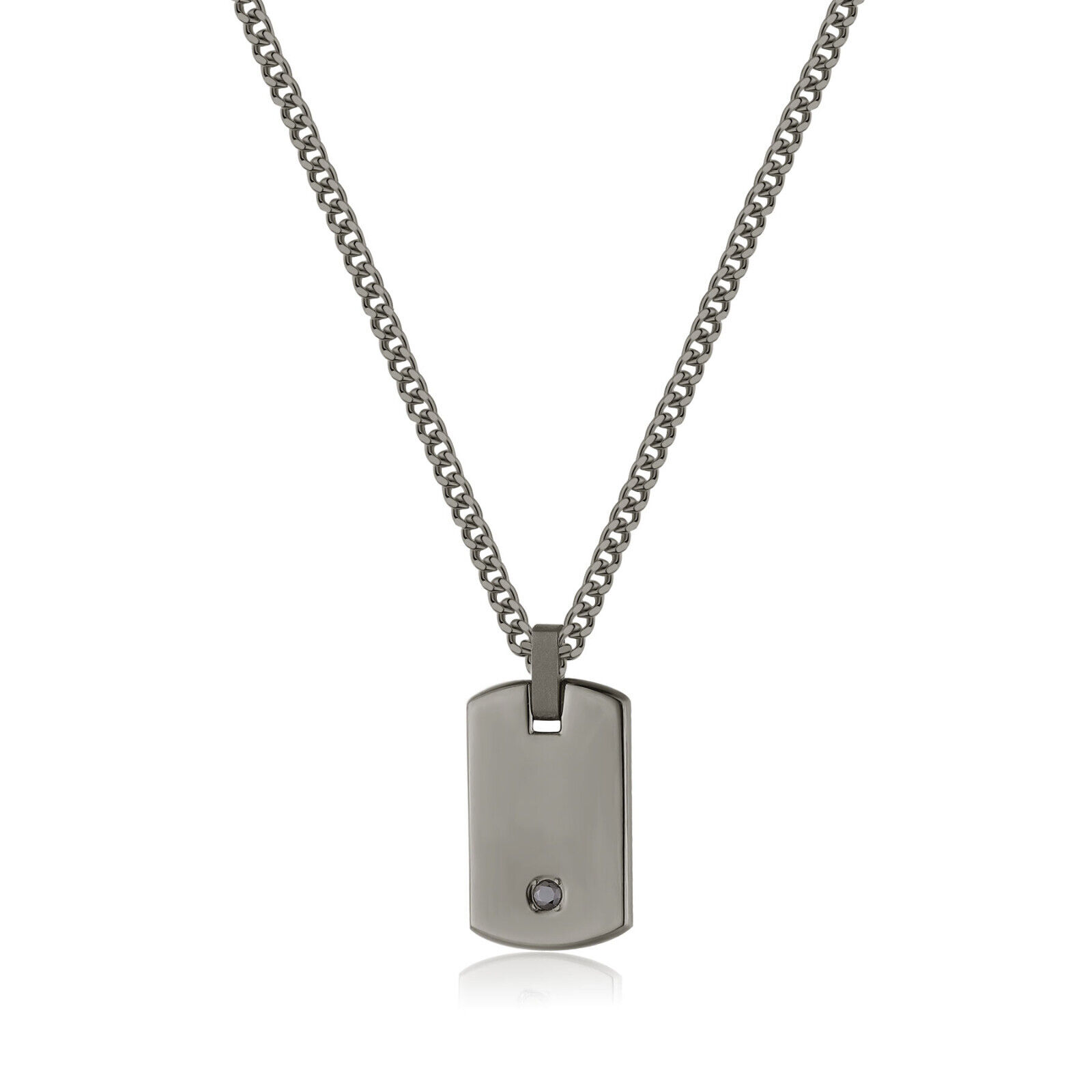 Sagapo Collana Uomo In Acciaio Piastrina Sagapò STG05 S'Agapo