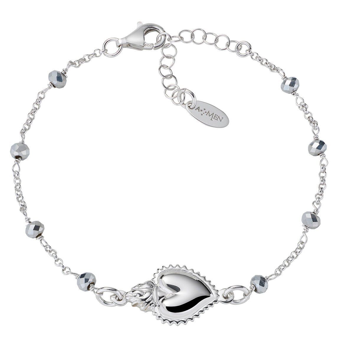 Bracciale Donna AMEN BRSCGBG Argento 925% Cuore