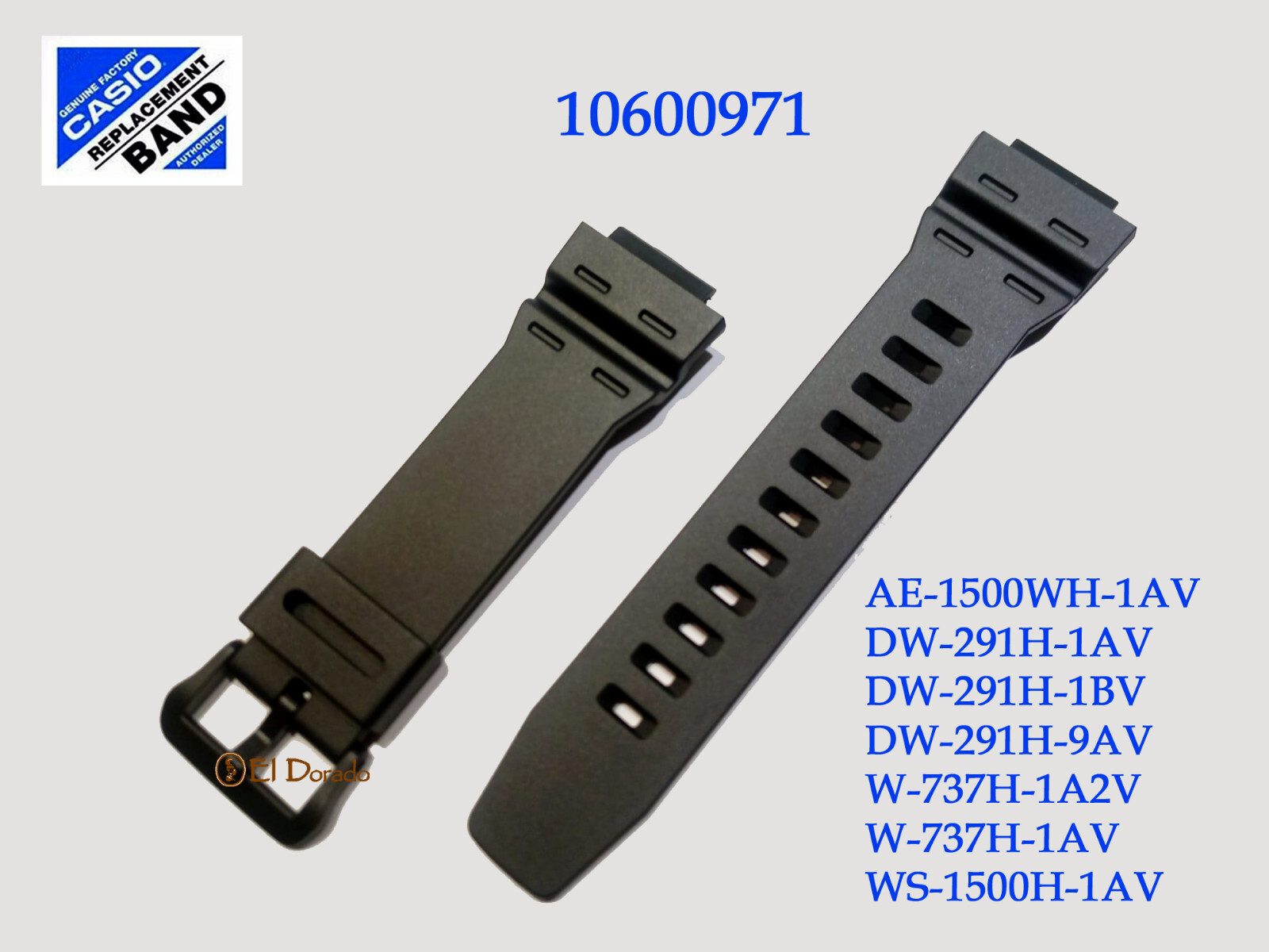 Cinturino Originale Casio AE-1500  DW-291   W-737  WS-1500  - 10600971