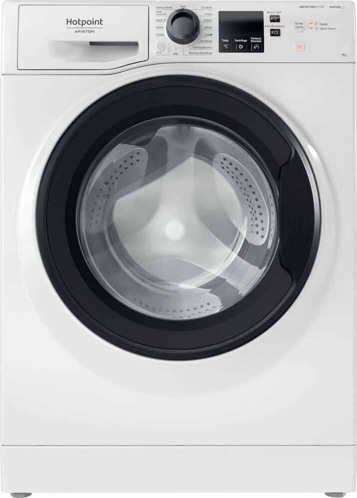Lavatrice 8 Kg Classe B 60 cm 1400 giri Vapore Inverter NF825WK Hotpoint Ariston