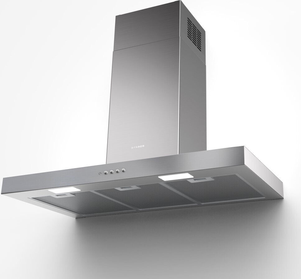 Faber Cappa a Parete aspirante largehzza 90cm Acciaio inox 325.0615.635 Stilo Sm