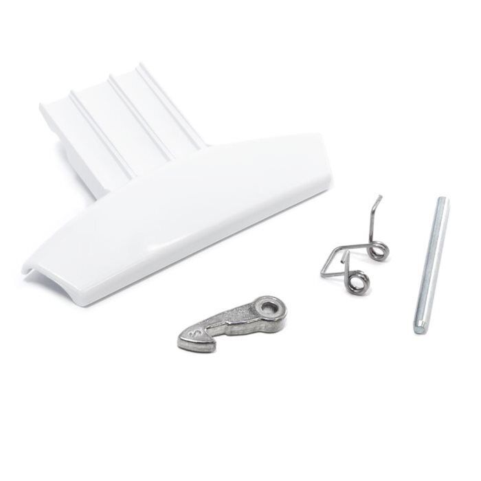 HOTPOINT INDESIT Kit Maniglia Bianca Cerniera Molla Oblò Lavatrice Compatibile