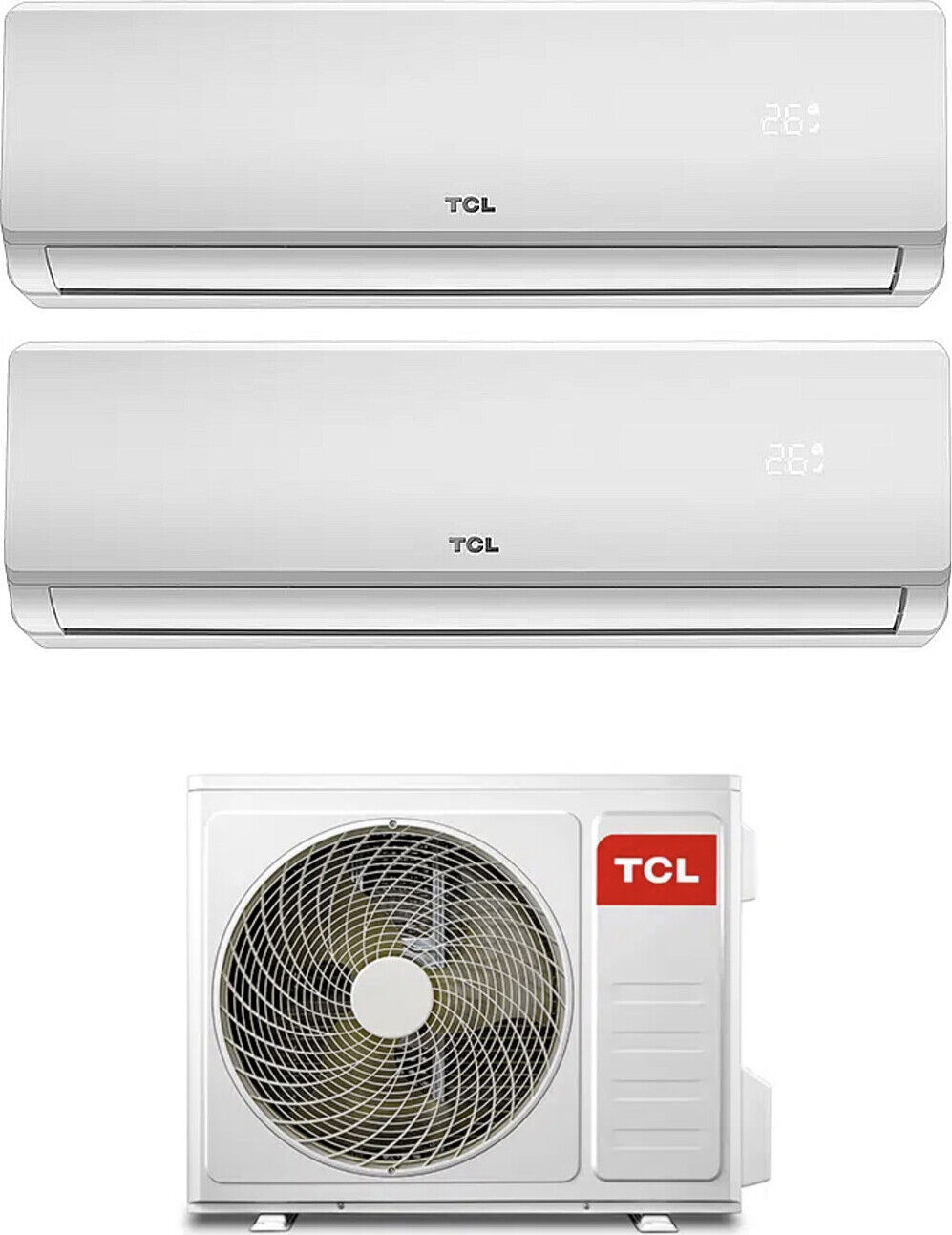 TCL Climatizzatore Dual Split Inverter 9000+12000 Btu FMA-09/12CHSD Elite Series