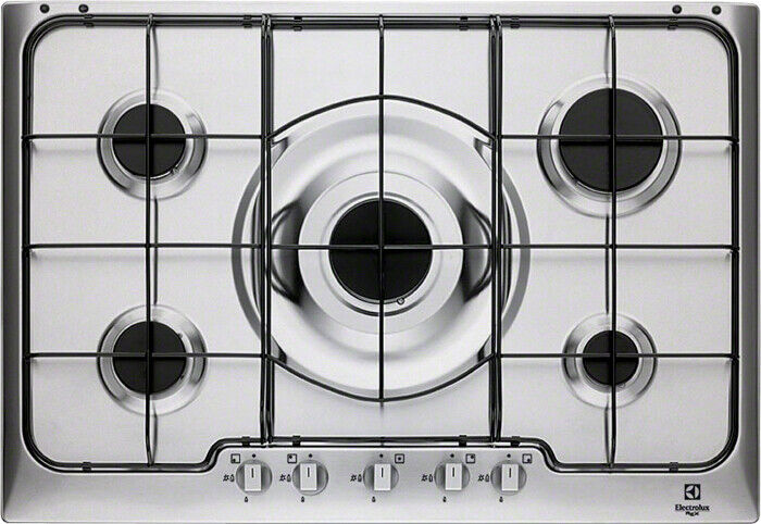 Electrolux Piano Cottura 5 fuochi a Gas Larghezza 75 cm colore Inox - PX750XV