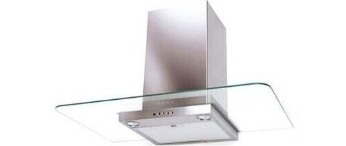Faber Cappa Cucina Aspirante a Parete 90 cm Inox/Vetro 325.0531.878 NICE X/V A90