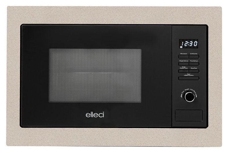 ELLECI FGSP28151WS FORNO A MICROONDE DA INCASSO IN Granitek 28 LT TIMER
