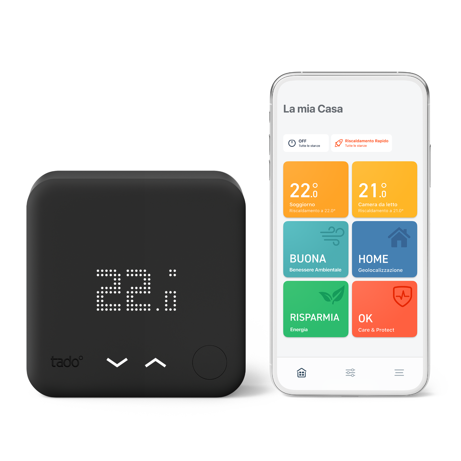 tado° Termostato Intelligente Cablato V3+, Kit base per caldaia