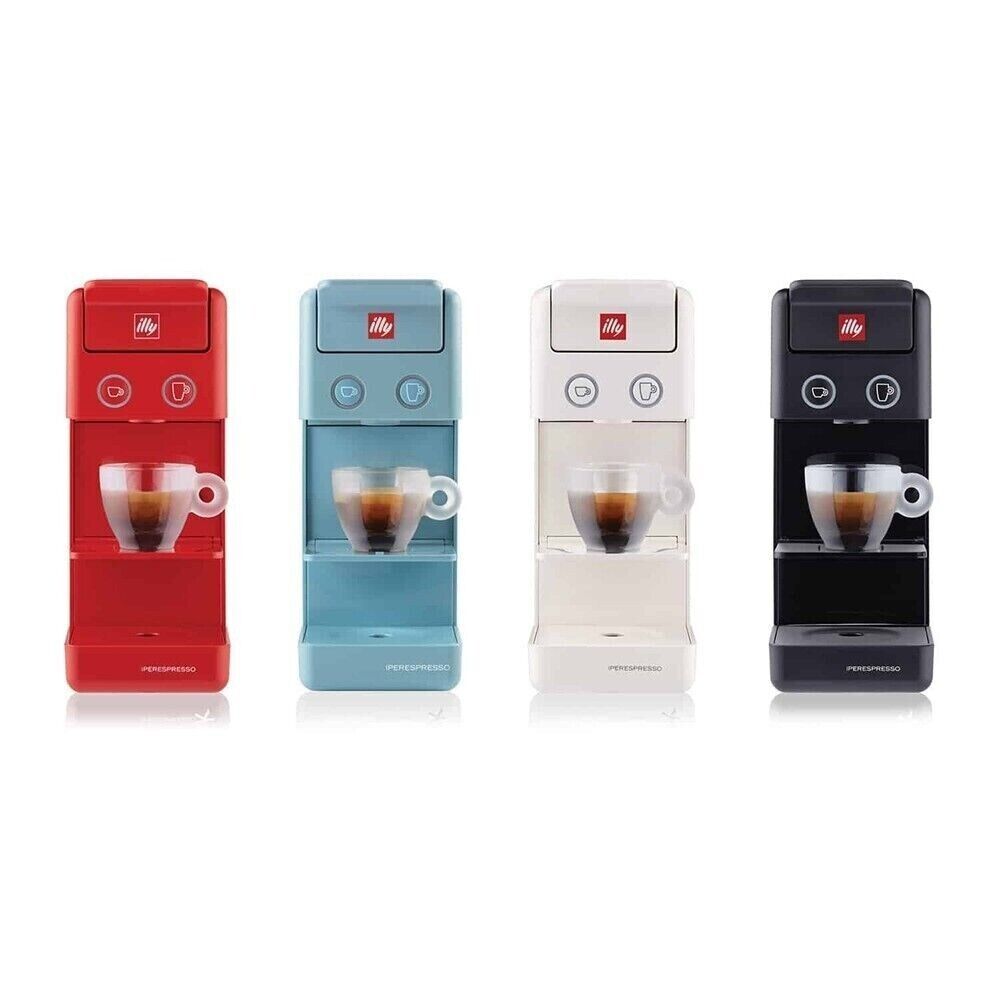 Illy Caffè, Macchina Caffè Capsule Iperespresso Y3.3 + 16 capsule TURCHESE