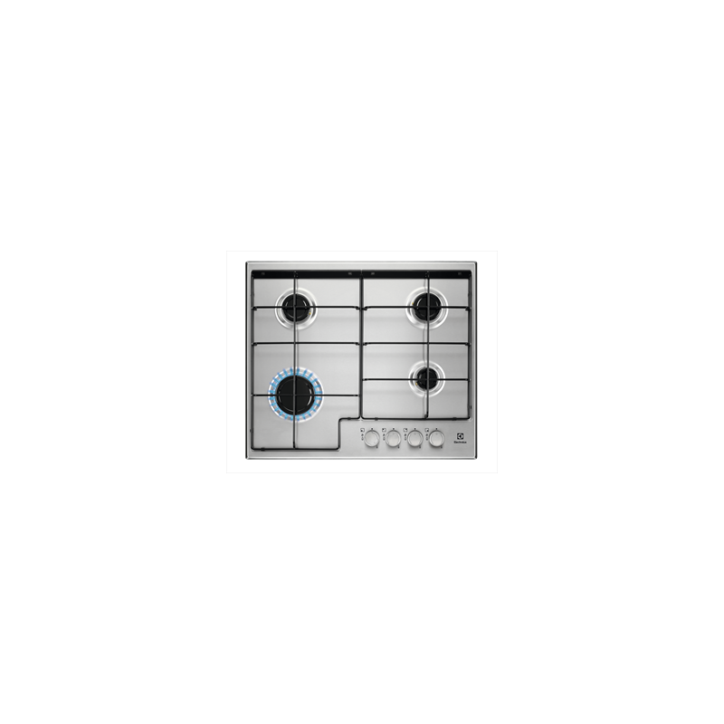 ELECTROLUX EGS6424X PIANO COTTURA DA INCASSO 60CM 4 FUOCHI A GAS INOX - PROMO
