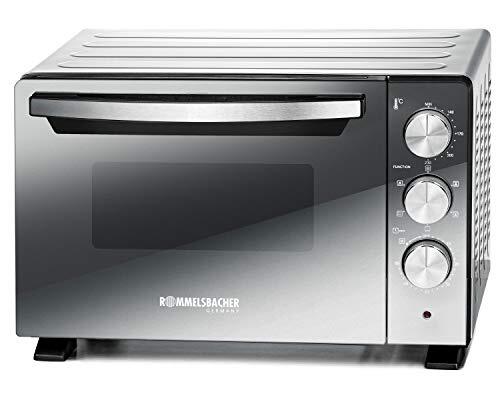 11009207 Rommelsbacher Bgs 1400 Barbecue e Forno, Acciaio Inox
