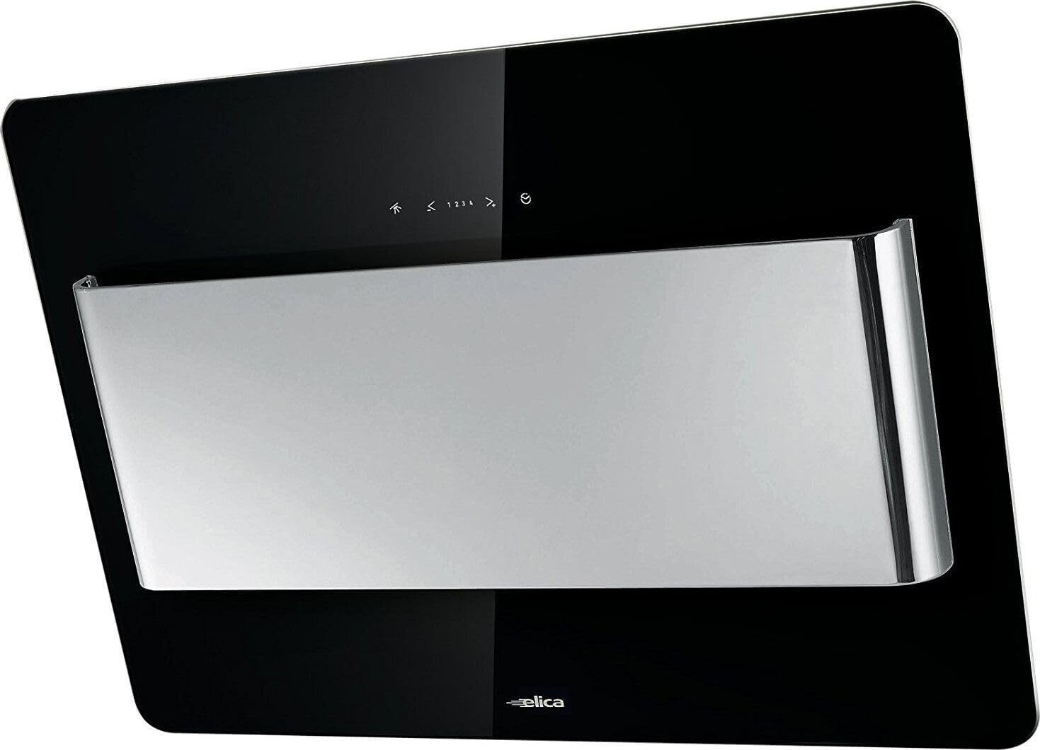 Elica ROCK 80/A/BL Cappa Aspirante a parete 80 cm. Colore Nero Classe C