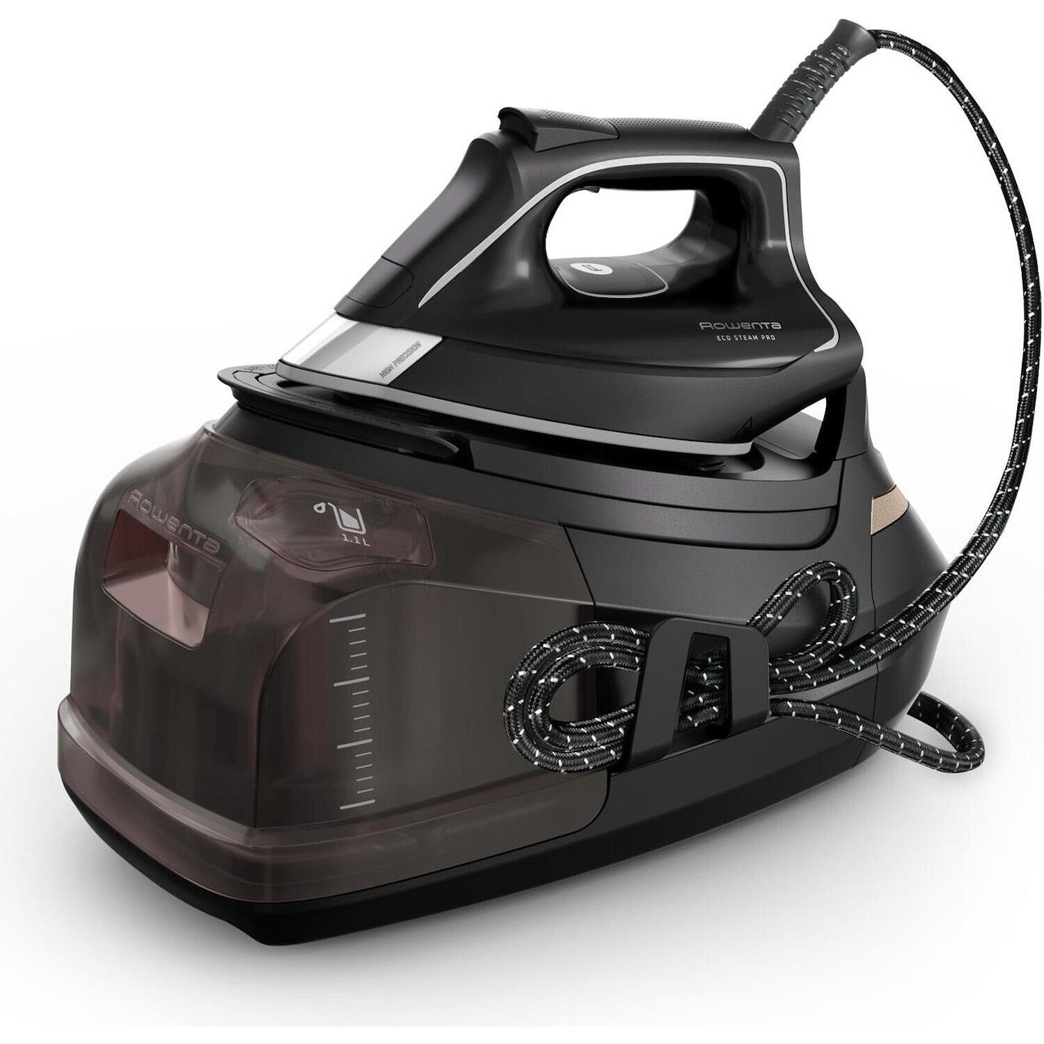 Ferro da stiro con caldaia Rowenta eco steam pro DG 9611 nero