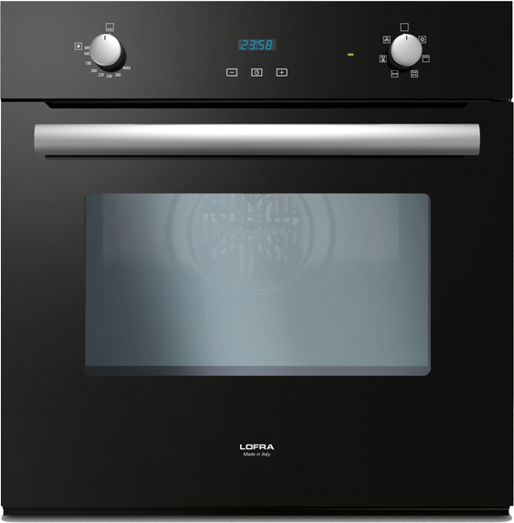 LOFRA FOVN66GE FORNO A GAS VENTILATO 60CM 72L VETRO FINITURA NERO CLASSE A