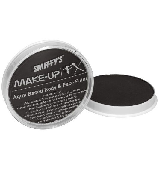 Costume Make Up Acqua Base Pittura Viso 16ml Nero Di Smiffys Fx