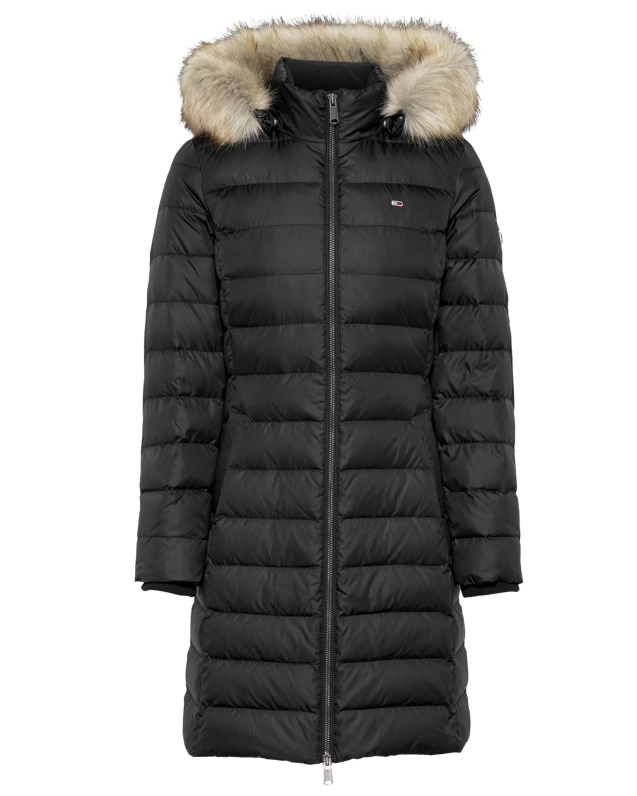 Giubbotto Giacca Tommy Jeans Giacca Parka Piumino Bio Riciclato Con Logo E Cappu