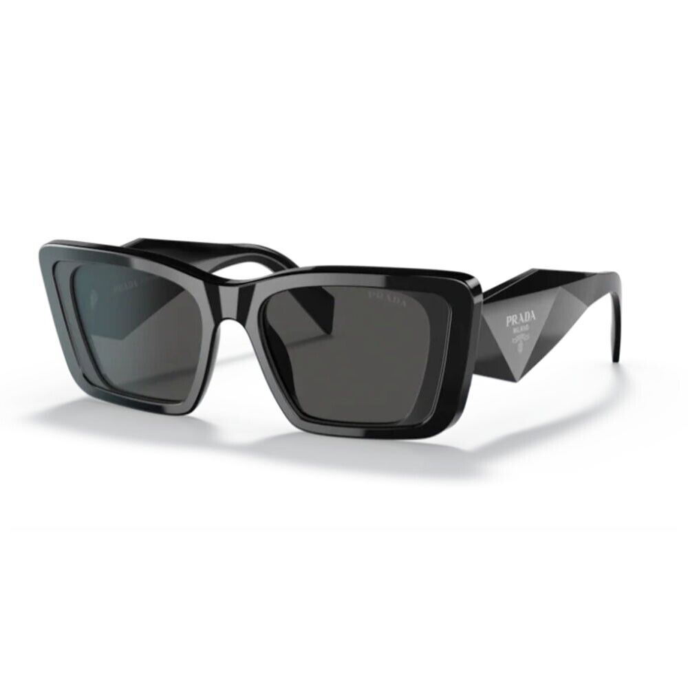 Occhiali da sole Prada PR 08YS colore 1AB5S0 - Nero forma a farfalla