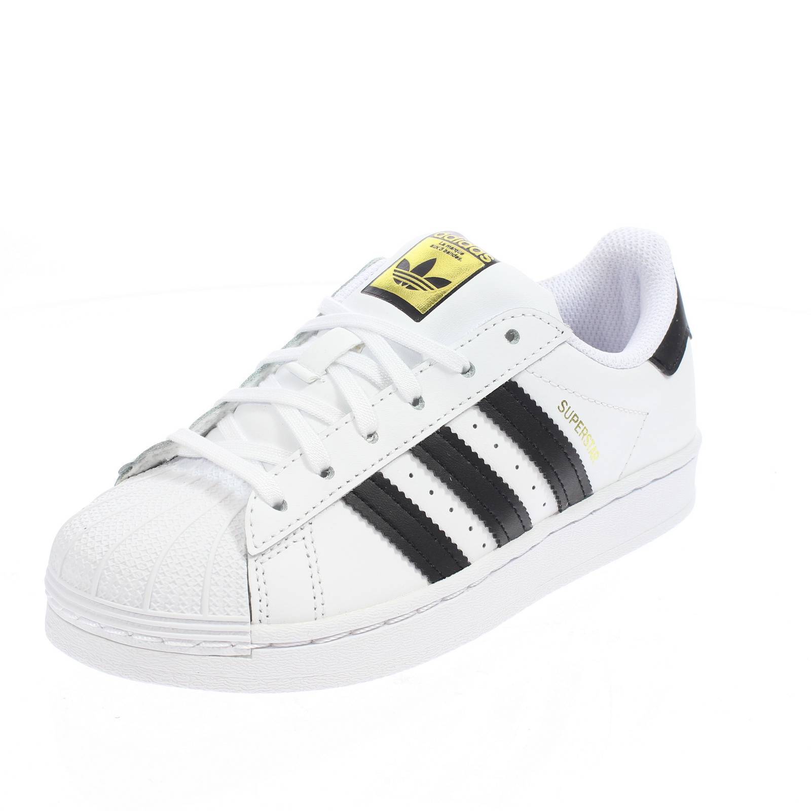 Adidas Originals Superstar C Bianco - Taglia 32 Scarpe Bambino Junior Sneakers