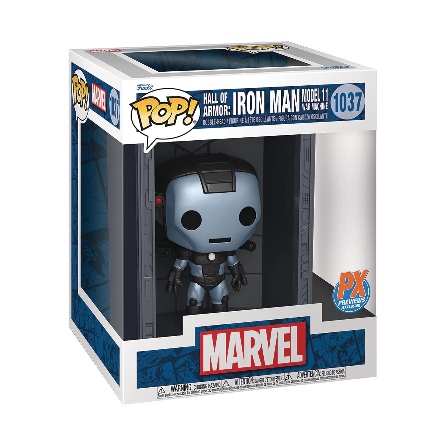 7024786 Merchandising Marvel: Funko Pop! - Hall Of Armor: Iron Man Model 11 War