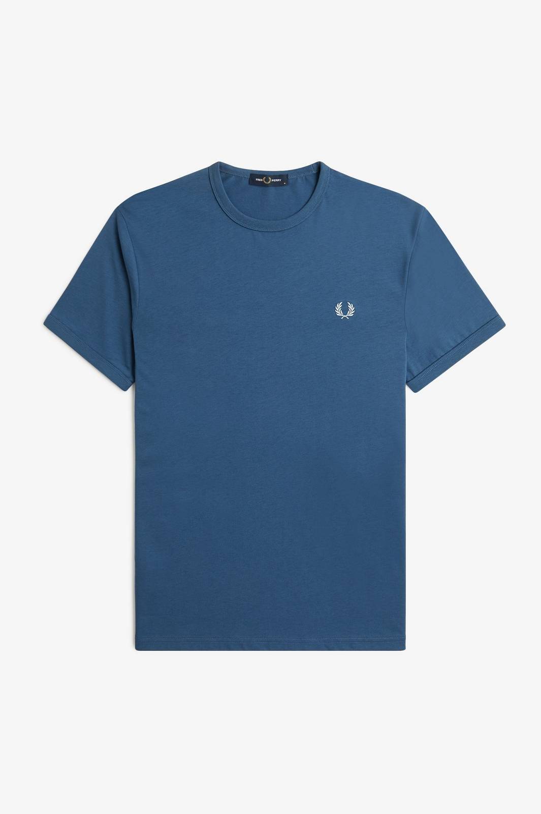 Fred Perry Ringer Tee - T-shirt A Manica Corta Blu - Taglia XL Abbigliamento