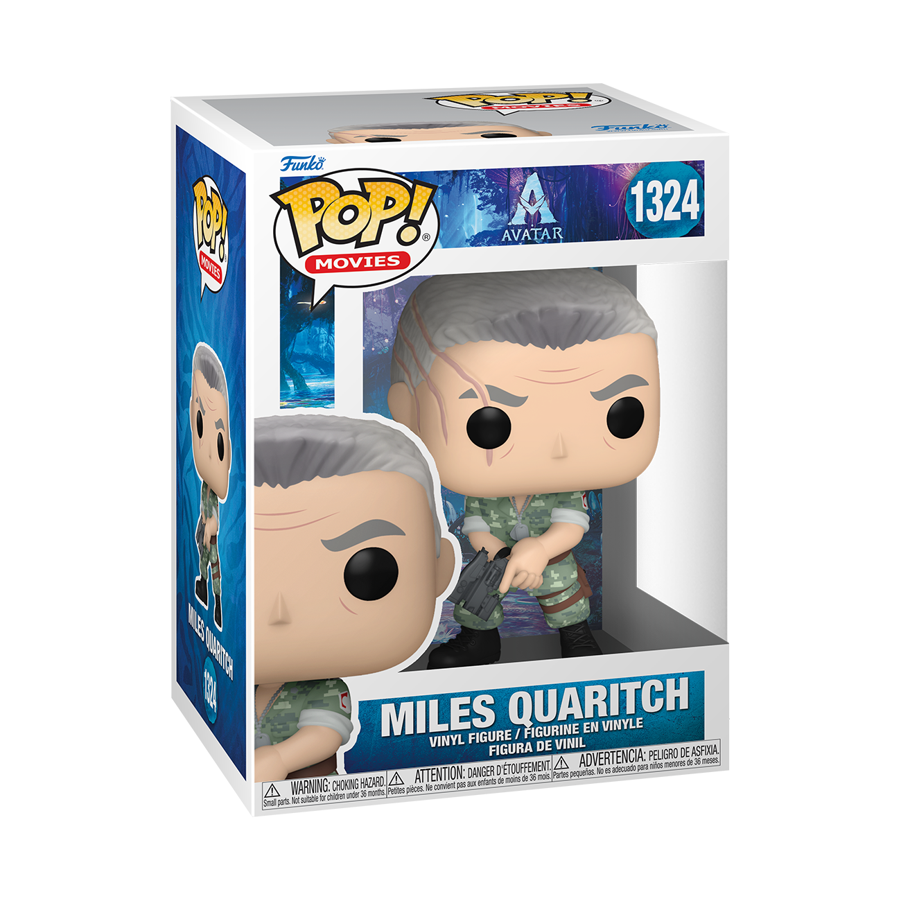 7024787 Merchandising Avatar: Funko Pop! Movies - Miles Quaritch (Vinyl Figure 1