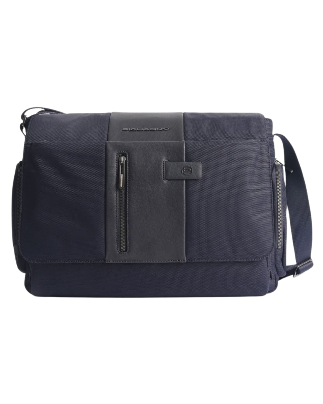 Cartella Piquadro Ca1592br  Borsa Tracolla Unisex Pelle E Tessuto Blu
