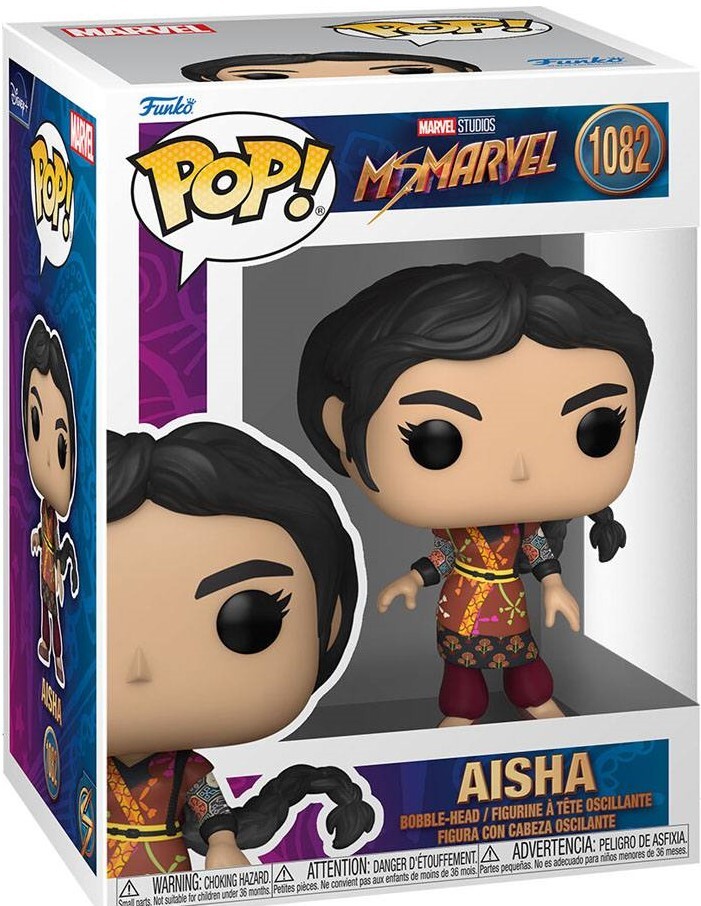 7024787 Merchandising Marvel: Funko Pop! - Ms. Marvel - Aisha (Vinyl Figure 1082