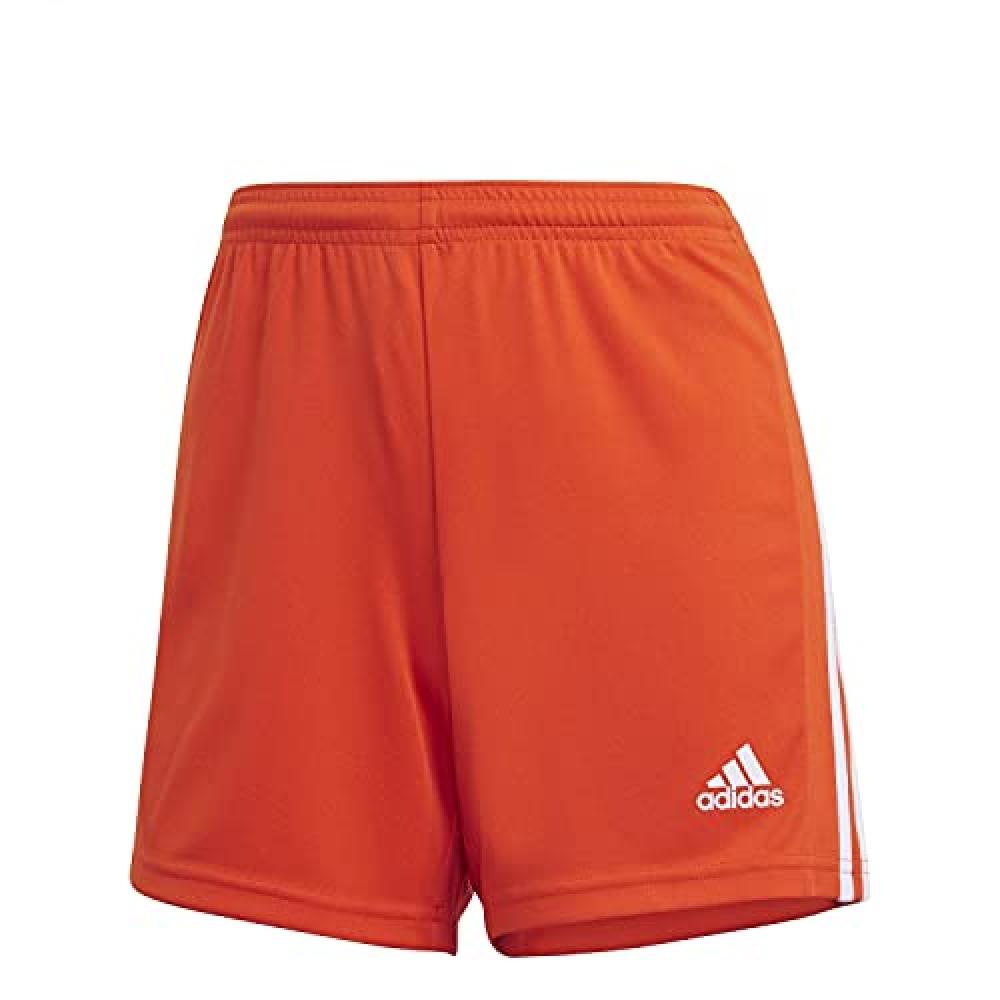 (TG. S) adidas Squadra 21 Shorts Donna, Team Orange/White, S - NUOVO