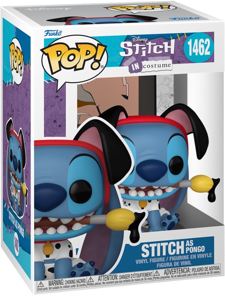 7056481 Merchandising Disney: Funko Pop! - Lilo & Stitch - Stitch As Pongo (Viny