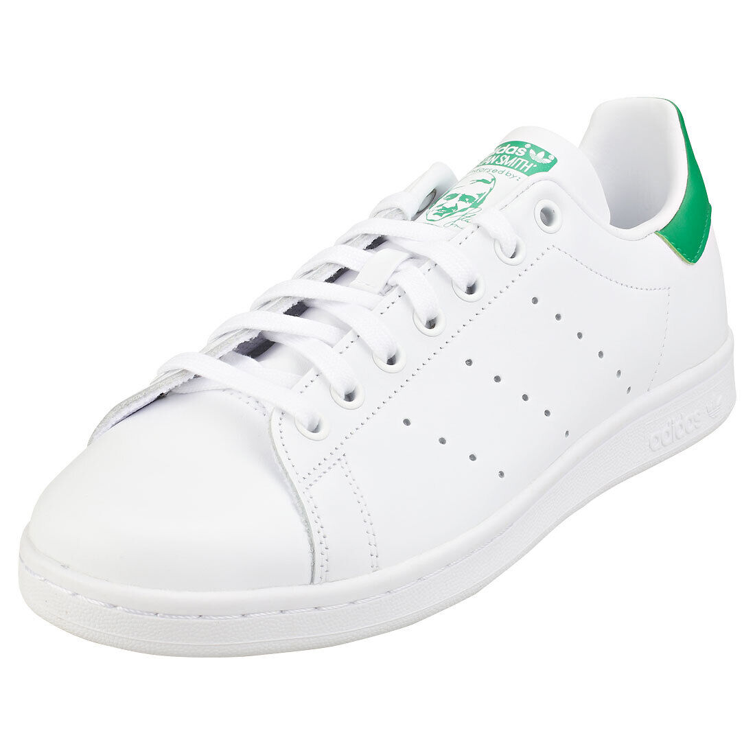 adidas Stan Smith Uomo White Green Formatori Casuale - 42 EU