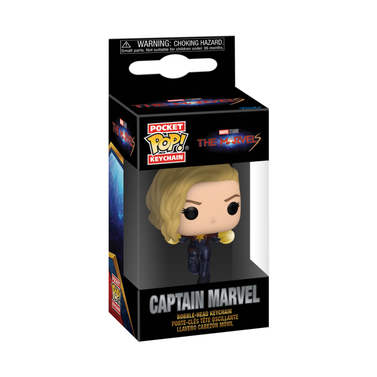 7024786 Merchandising Marvel: Funko Pop! Keychain - The Marvels - Captain Marvel