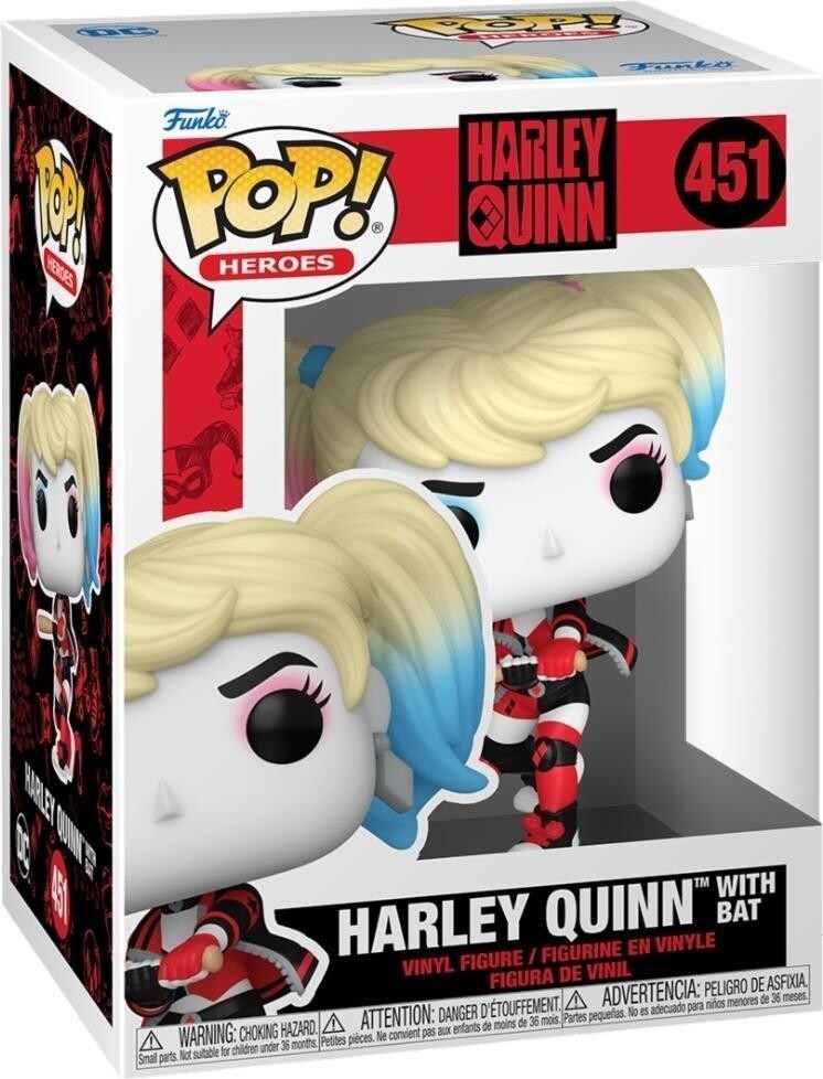 7029080 Merchandising Dc Comics: Funko Pop! Heroes - Harley Quinn With Bat (Viny