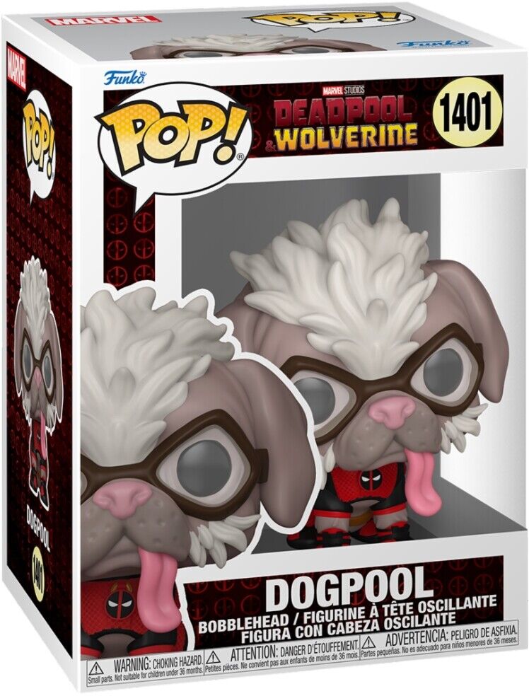 7058258 Merchandising Marvel: Funko Pop! Movies - Deadpool 3 - Dogpool (Vinyl Fi