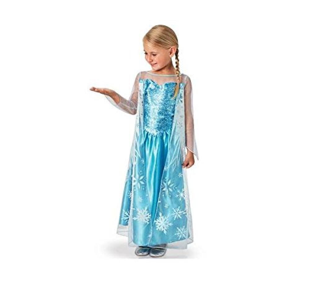 (TG. M) Rubie's Frozen Costume Elsa per Bambini, M, IT630750-M - NUOVO