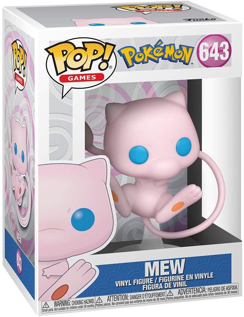 7056481 Merchandising Pokemon: Funko Pop! Games - Mew (Vinyl Figure 643)