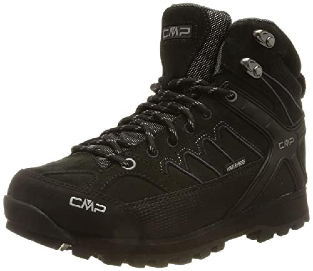 (TG. 47 EU) CMP MOON MID TREKKING SHOES WP, Scarpe da Trekking Uomo, Nero, 47 EU