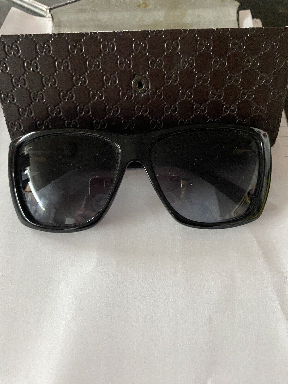 Gucci GG 0962S Occhiale da Sole per Uomo con Montatura Nera e Lenti Grigi