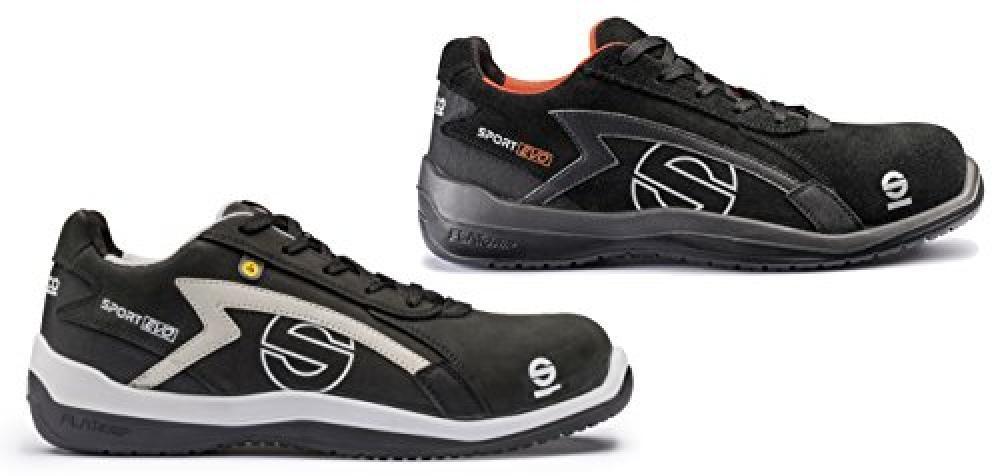 (TG. 39 EU) Sparco Sport Evo S3, Scarpa Antinfortunistica Uomo, Nero/Grigio, 39