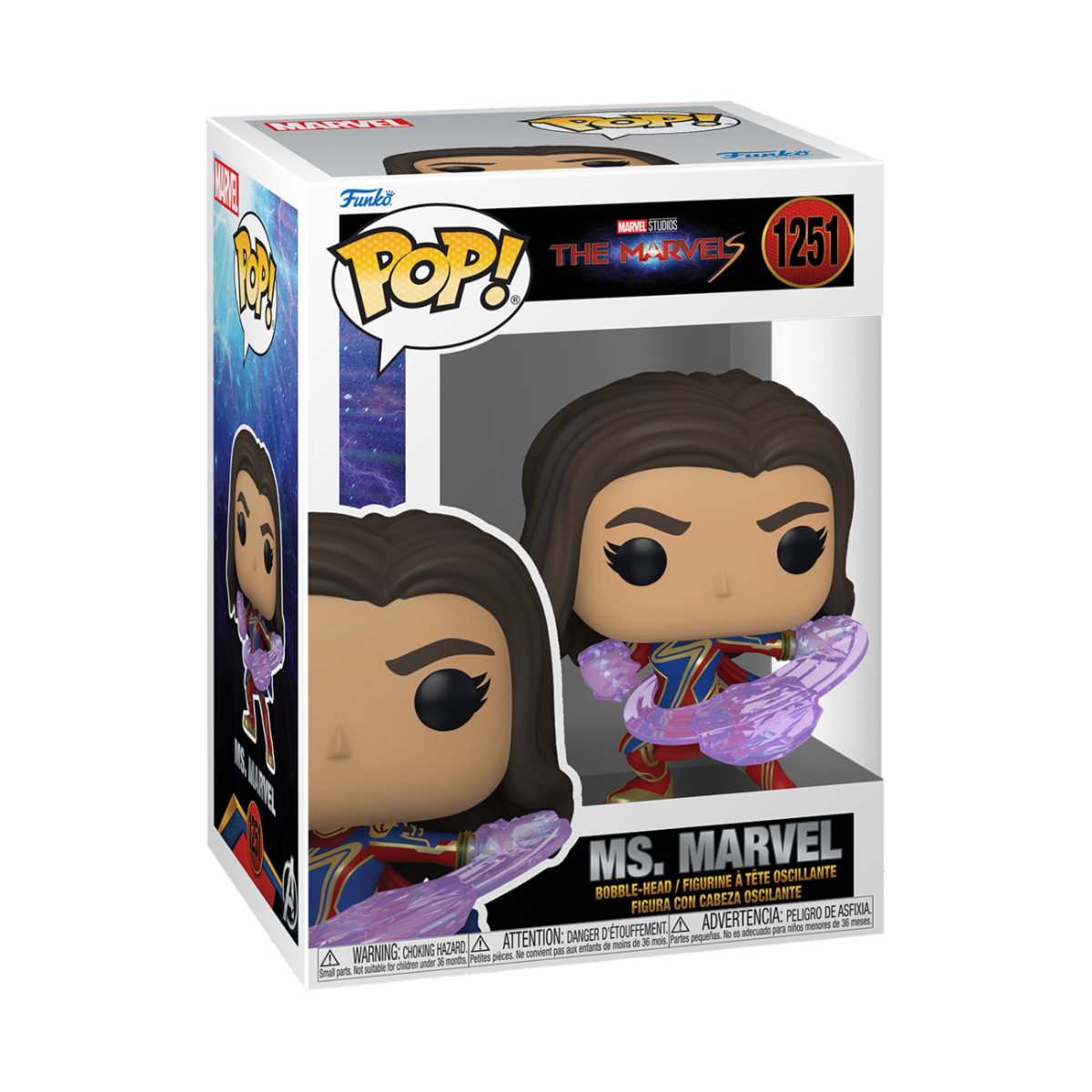 7024786 Merchandising Marvel: Funko Pop! - The Marvels - Ms Marvel (Vinyl Figure