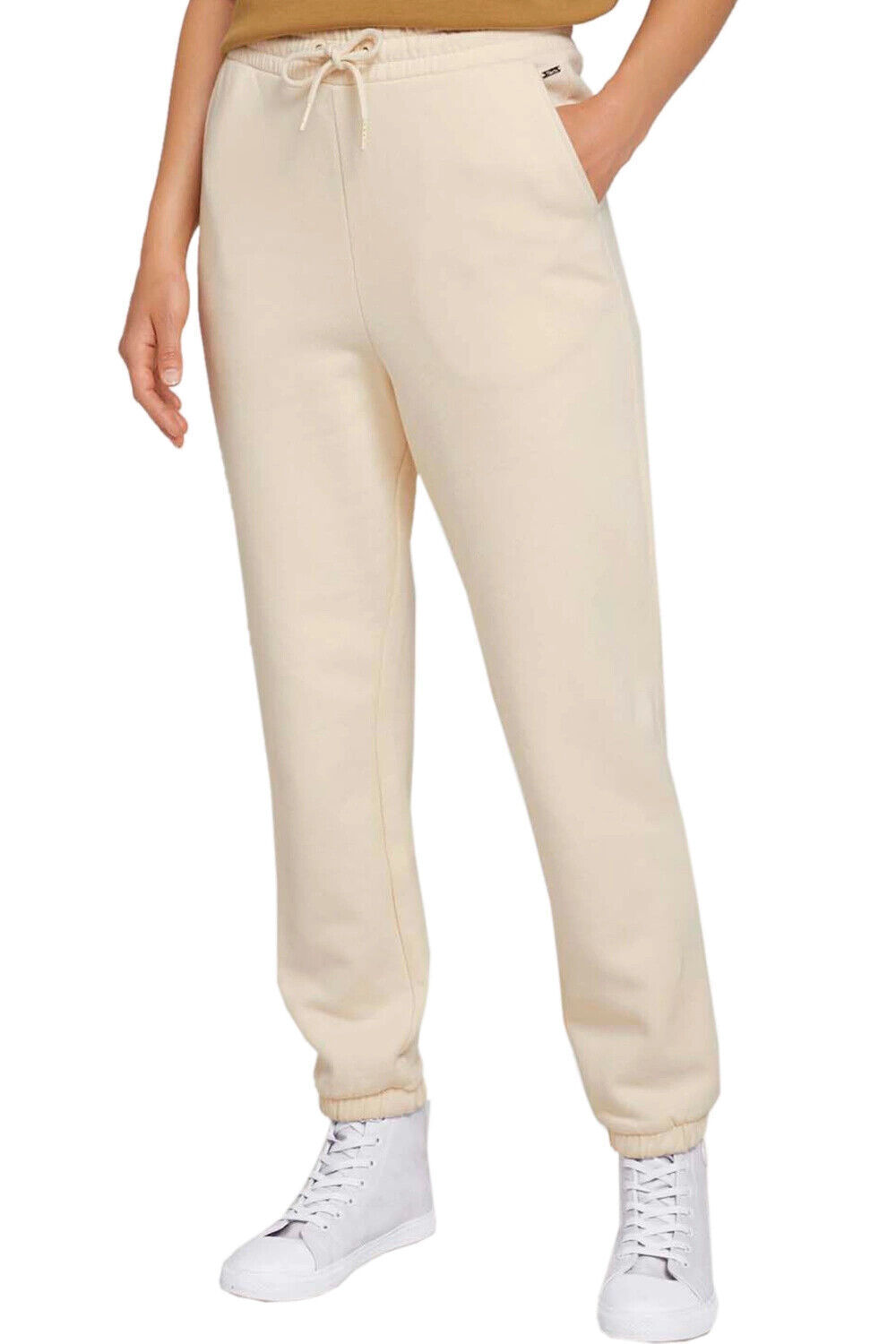 Pantaloni da jogging rilassati da donna Tom Tailor pantaloni da jogging S