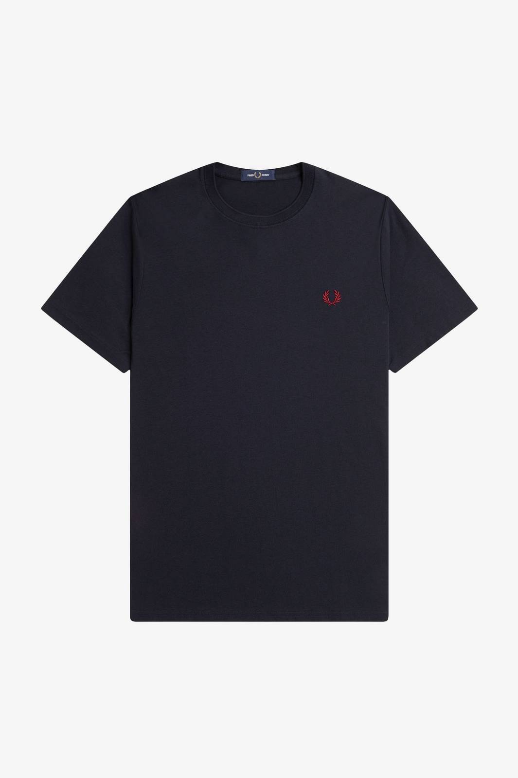 Fred Perry T-shirt Girocollo Blu - Taglia L Abbigliamento Uomo T-shirts