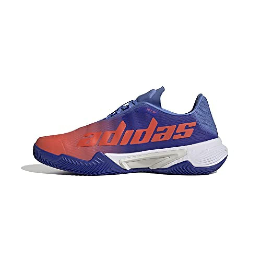 (TG. 39 1/3 EU) ADIDAS Barricade M Clay, Sneaker Uomo, Lucid Blue/Solar Red/Blue