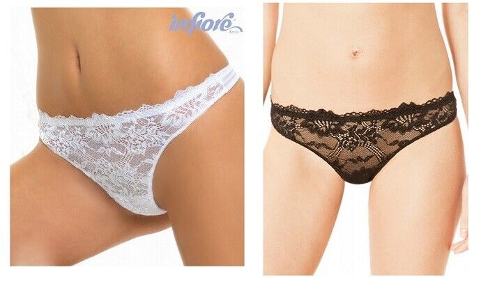 PERIZOMA DONNA CON PIZZO INFIORE ART. 1103 COL. E MIS. A SCELTA